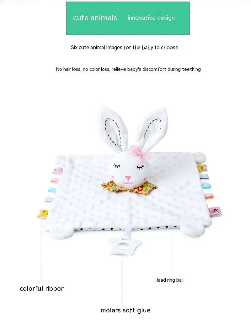 Cute Cartoon Animal Appeasing Towel Toy