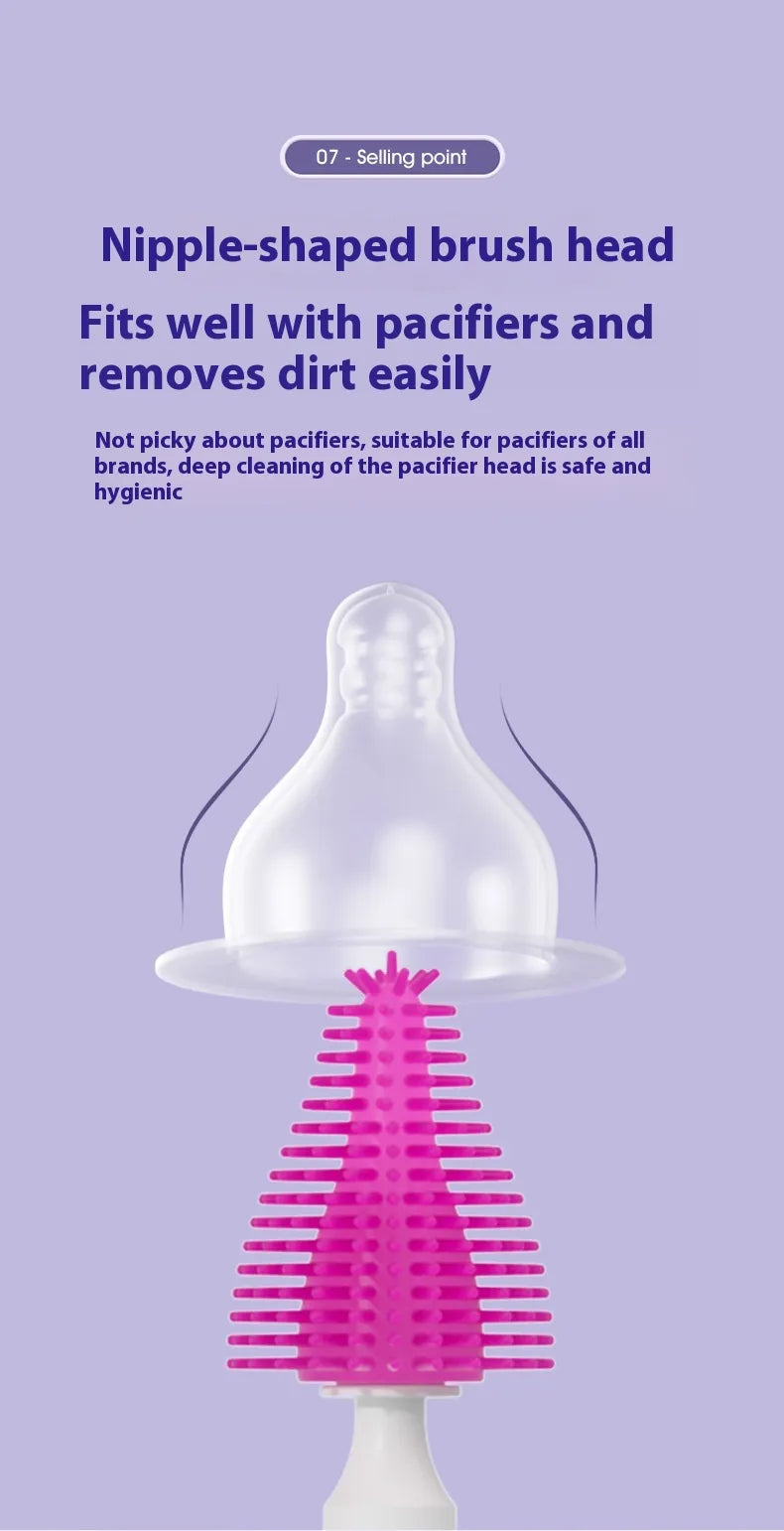 Electric Baby Bottle Brush & UV Sterilizer Set