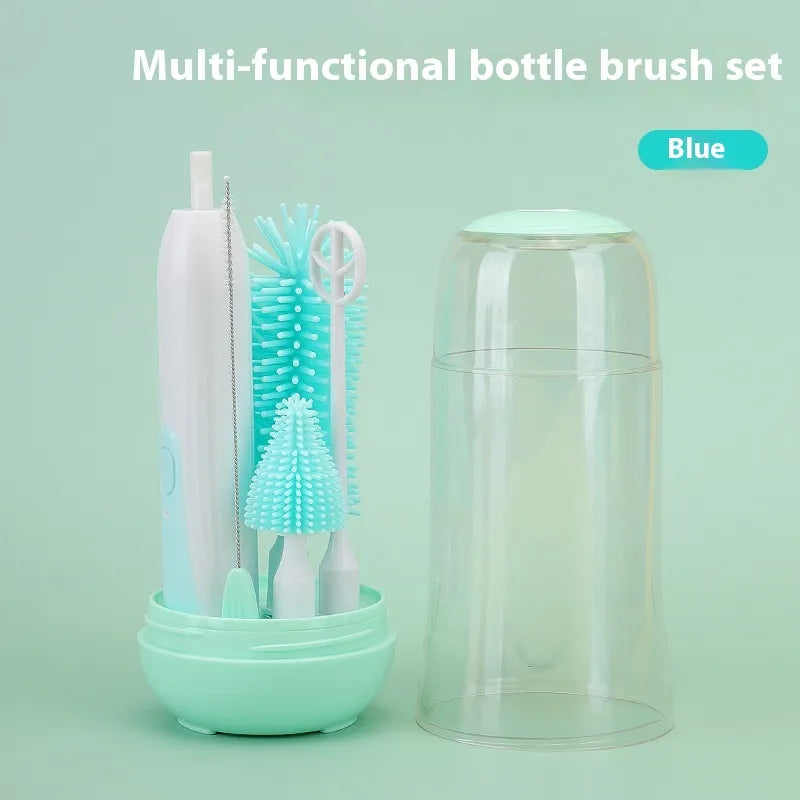 Electric Baby Bottle Brush & UV Sterilizer Set