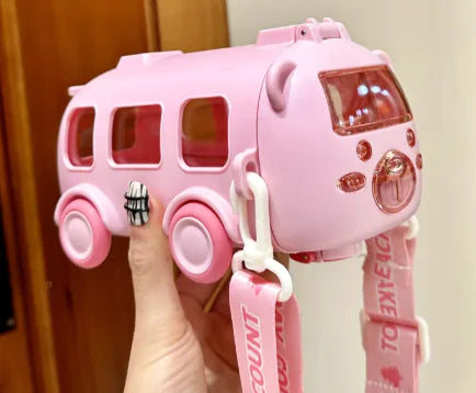 Boy's Cute Straw Car Cup