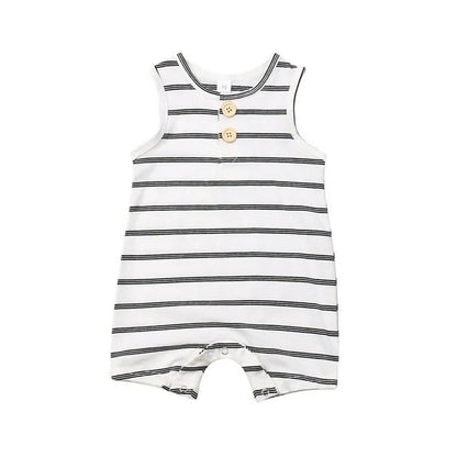 2019 Baby Striped Romper: Sleeveless Summer Outfit