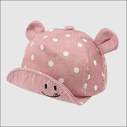 Toddler Sun Hat with Cute Dots