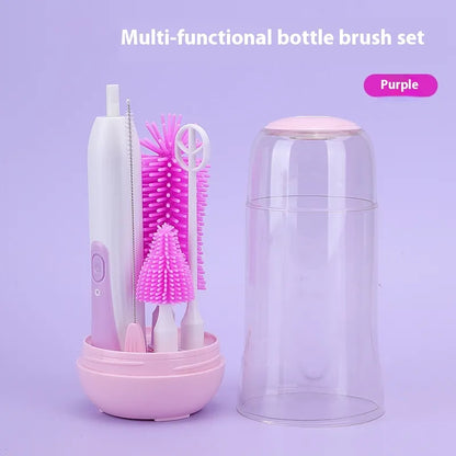Electric Baby Bottle Brush & UV Sterilizer Set